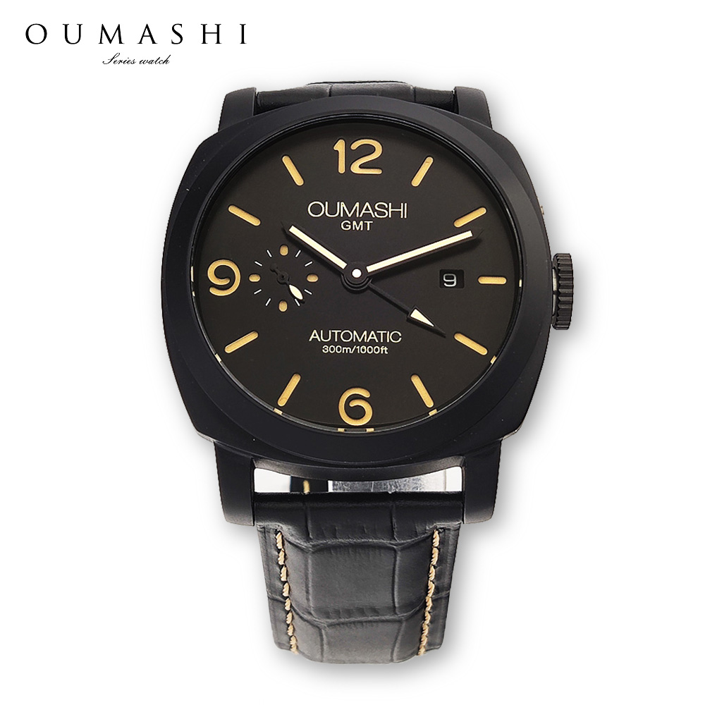 Vintage Fashion Watches - GMT ST2557 腕時計メンズヴィンテージ自動機械式時計 45 ミリメートルメンズ腕時計ステンレス鋼ミネラルガラス時計 ST2557