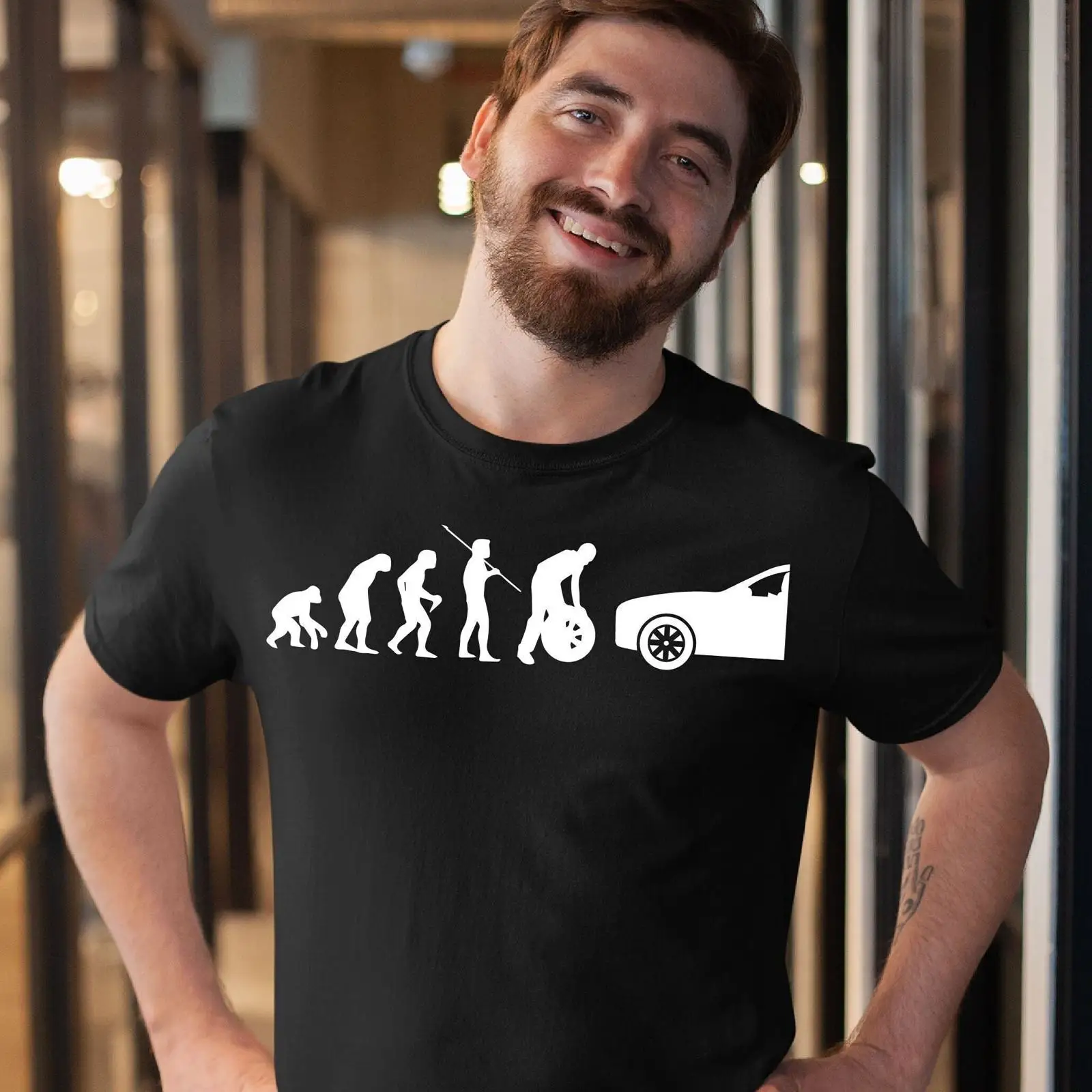 Vintage Fashion Wheel - 面白いタイヤガーディオールの進化版Tシャツ、ホイール愛好家のためのカースワップ、ヴィンテージ風ウォッシュ加工、柔らかく快適なストレッチ素材、多用途ファッション