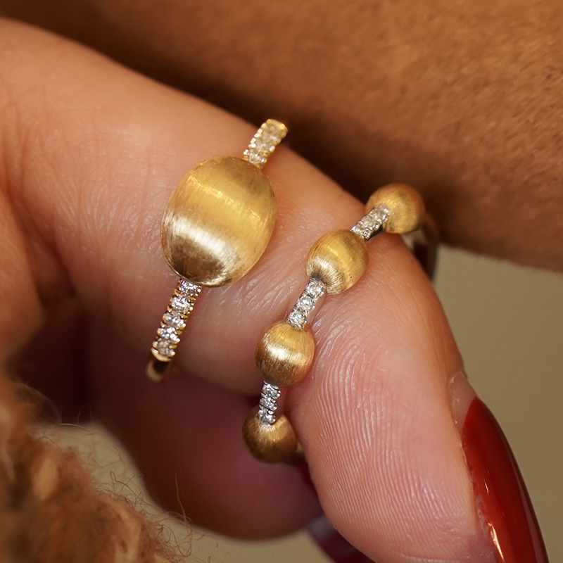 Aazuo ファッションヴィンテージジュエリーリアル 18  - Vintage Fashion Rings のレビューと価格