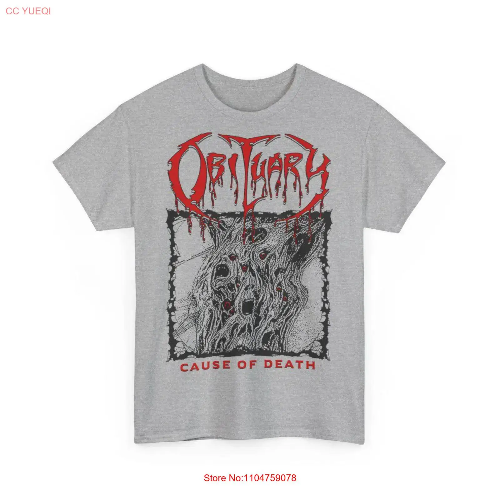 OBITUARY 死因を表記したヴィンテージデザイン T シ - Vintage Fashion Obituaries のレビューと価格