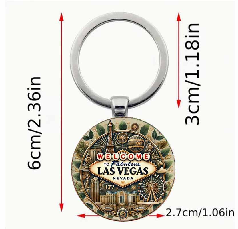 ヴィンテージのラスベガスのキーホルダーは、ユニークなギフトア - Vintage Vegas Fashion のレビューと価格