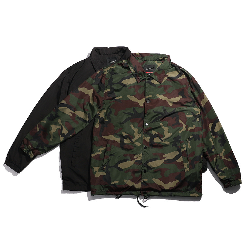ナイロン製ブラックレイングリーンコーチバーシティ卸売無地カモ - Vintage Windbreaker Nylon のレビューと価格