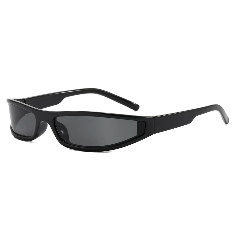 Y2K 細長の長方形ラップアラウンドサングラス レディース  - Vintage Fashion Glasses のレビューと価格