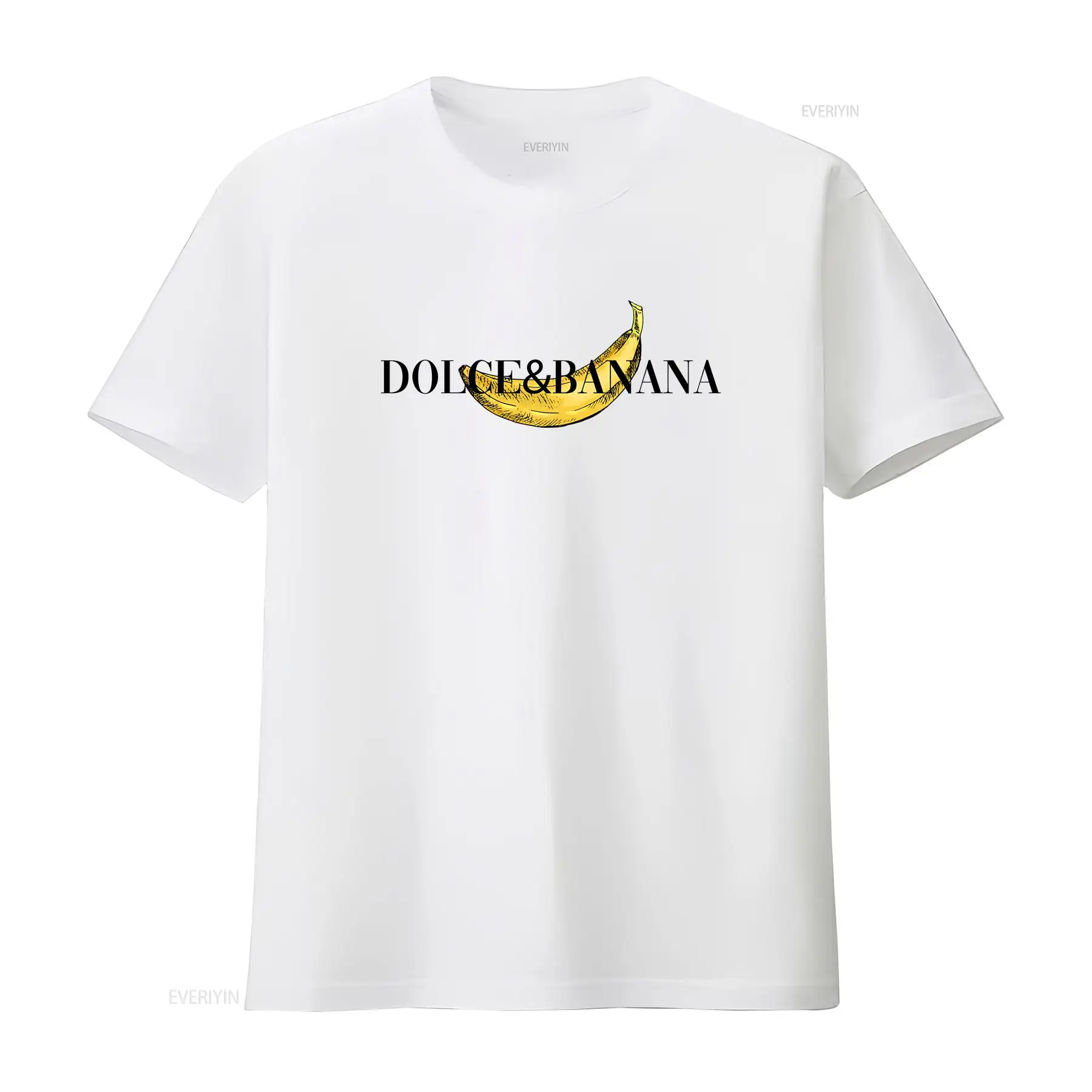 男性用白Tシャツ ドルチェバナナ ヴィンテージ ウォッシュド - Vintage Fashion Wear のレビューと価格