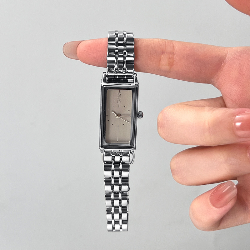 GEDI ヴィンテージ高級長方形ステンレススチールストラップ - Vintage Fashion Watches のレビューと価格