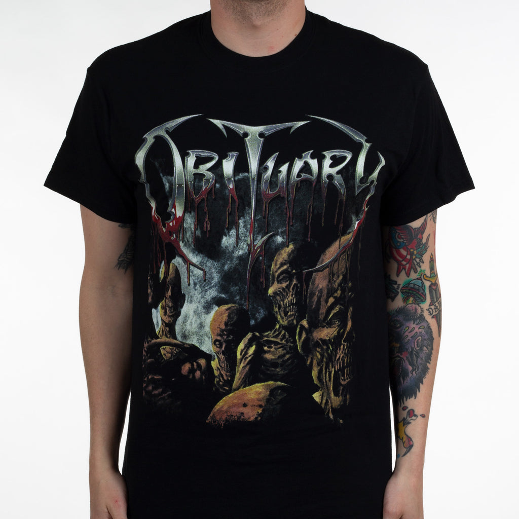 フィットオビチュアリーバンドグラフィックコットン Tシャツユ - Vintage Fashion Obituaries のレビューと価格
