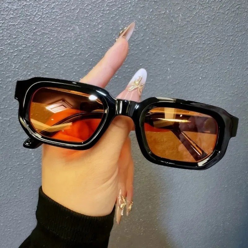 ファッションスクエアヴィンテージサングラス女性男性ブランドデ - Vintage Fashion Glasses のレビューと価格