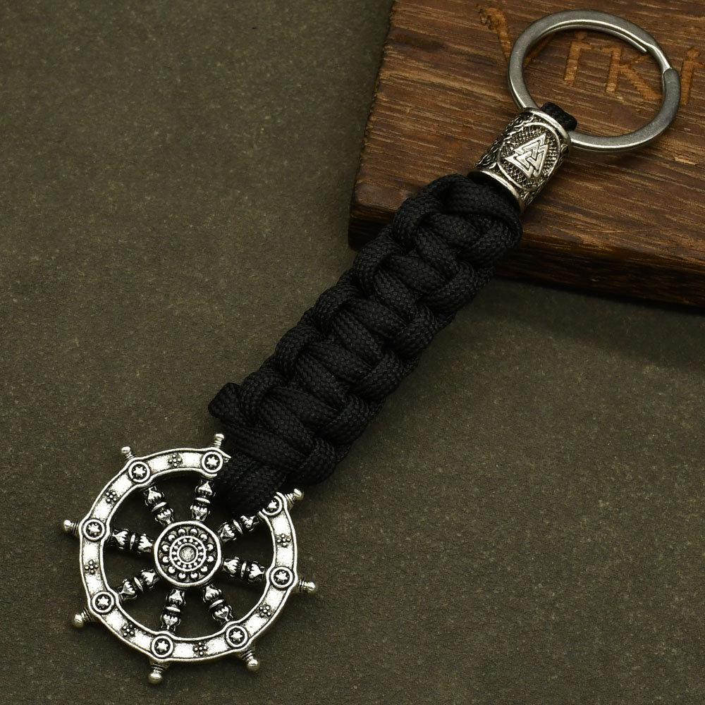 1個入り 生命の輪 サムサラ仏教のお守りペンダントキーホルダ - Vintage Fashion Wheel のレビューと価格