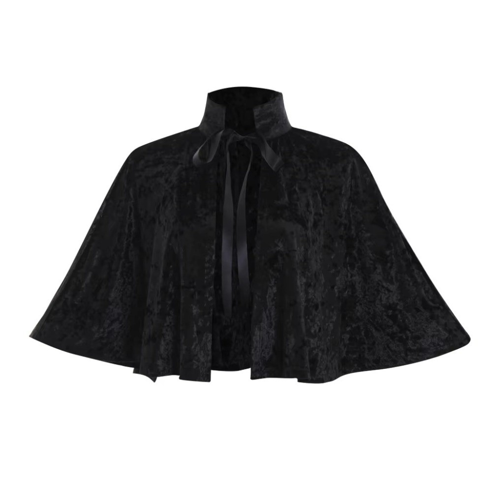 新しいヴィンテージコスプレベルベットケープビクトリア朝カーニ - Velvet Blazer Vintage のレビューと価格