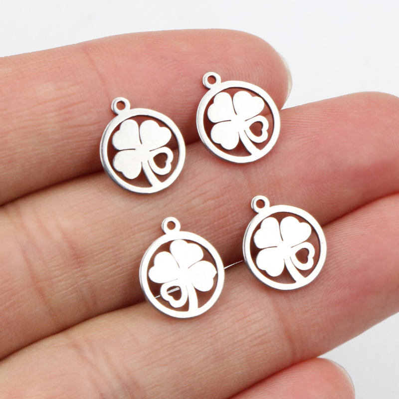 30個12x10mmチャーム316ステンレス鋼チャーム手作り - Vintage Fashion Jewelry Necklaces のレビューと価格
