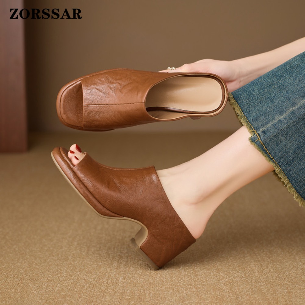 レディースヴィンテージプラットフォームチャンキーヒールミュー - Vintage Fashion Wear のレビューと価格