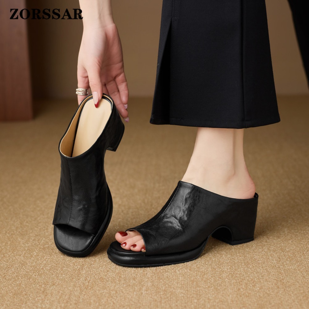 レディースヴィンテージプラットフォームチャンキーヒールミュー - Vintage Fashion Wear のレビューと価格