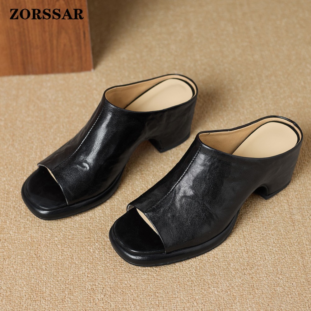 レディースヴィンテージプラットフォームチャンキーヒールミュー - Vintage Fashion Wear のレビューと価格
