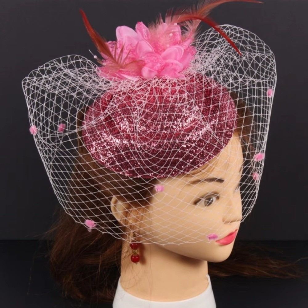 ヴィンテージソリッドカラーフェルトファシネーターハットメッシ - Vintage Fashion Hats のレビューと価格