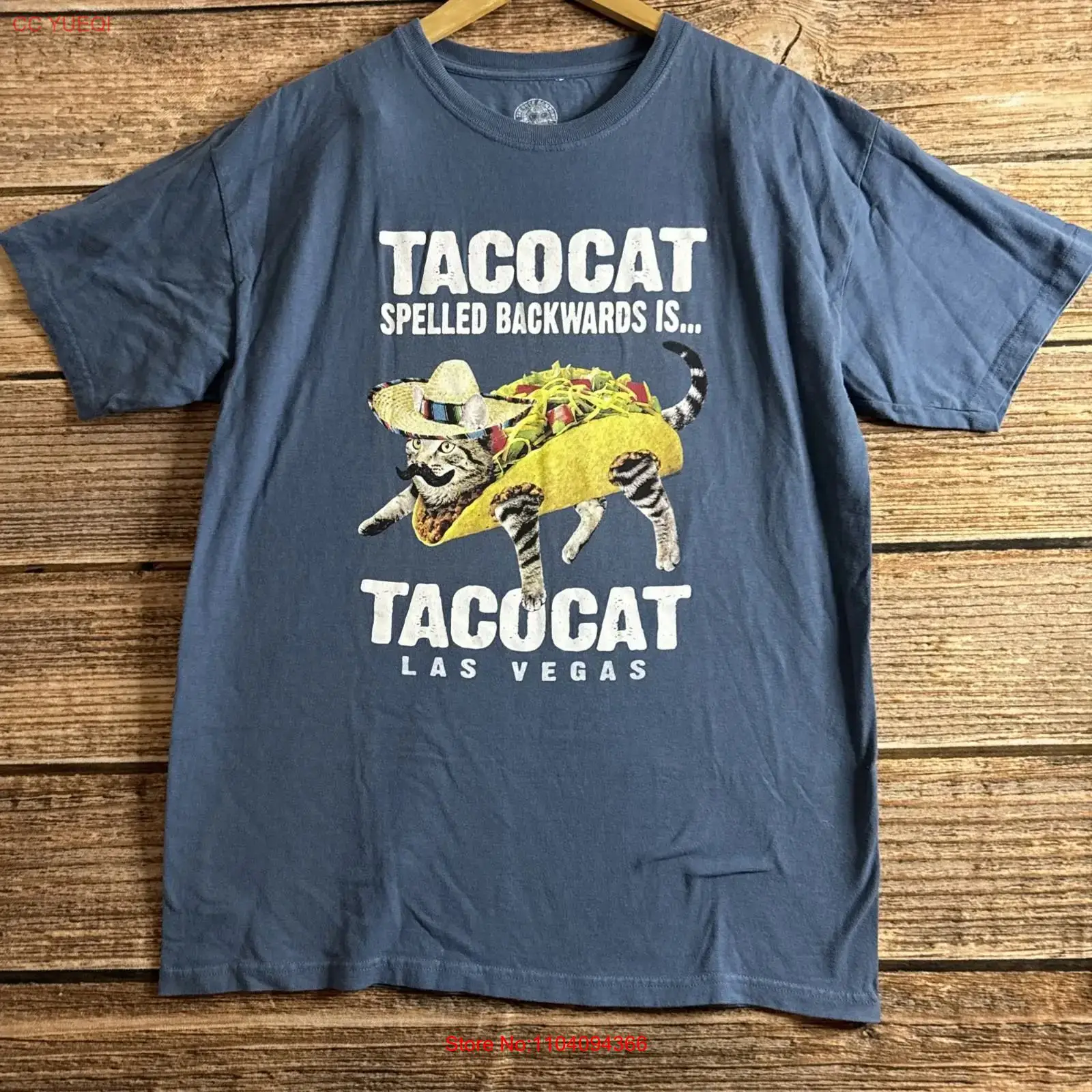 TacoCat Spelled Backwards is L - Vintage Vegas Fashion のレビューと価格