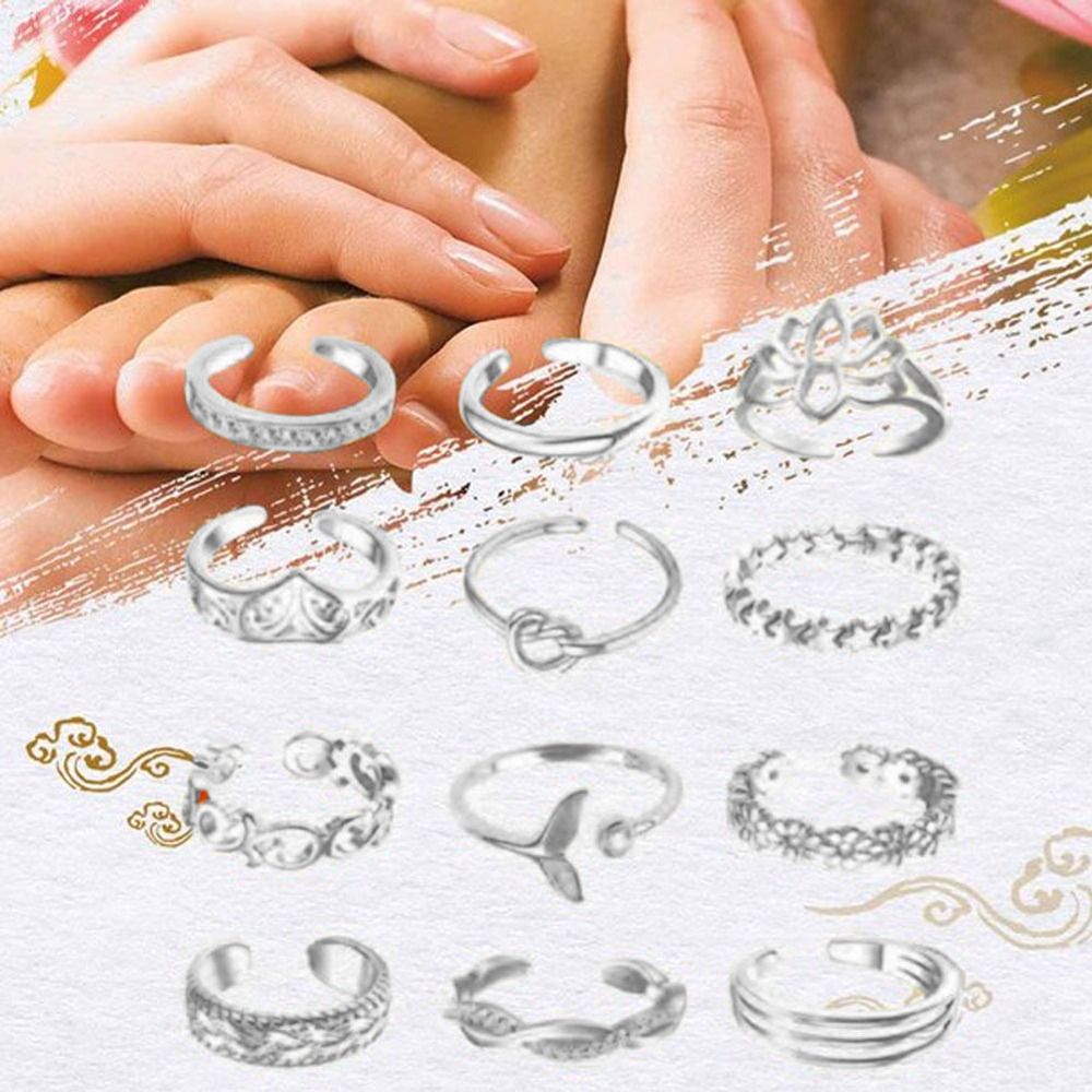 合金ビーチフットアクセサリー蓮の花ファッションジュエリー韓国 - Vintage Fashion Rings のレビューと価格