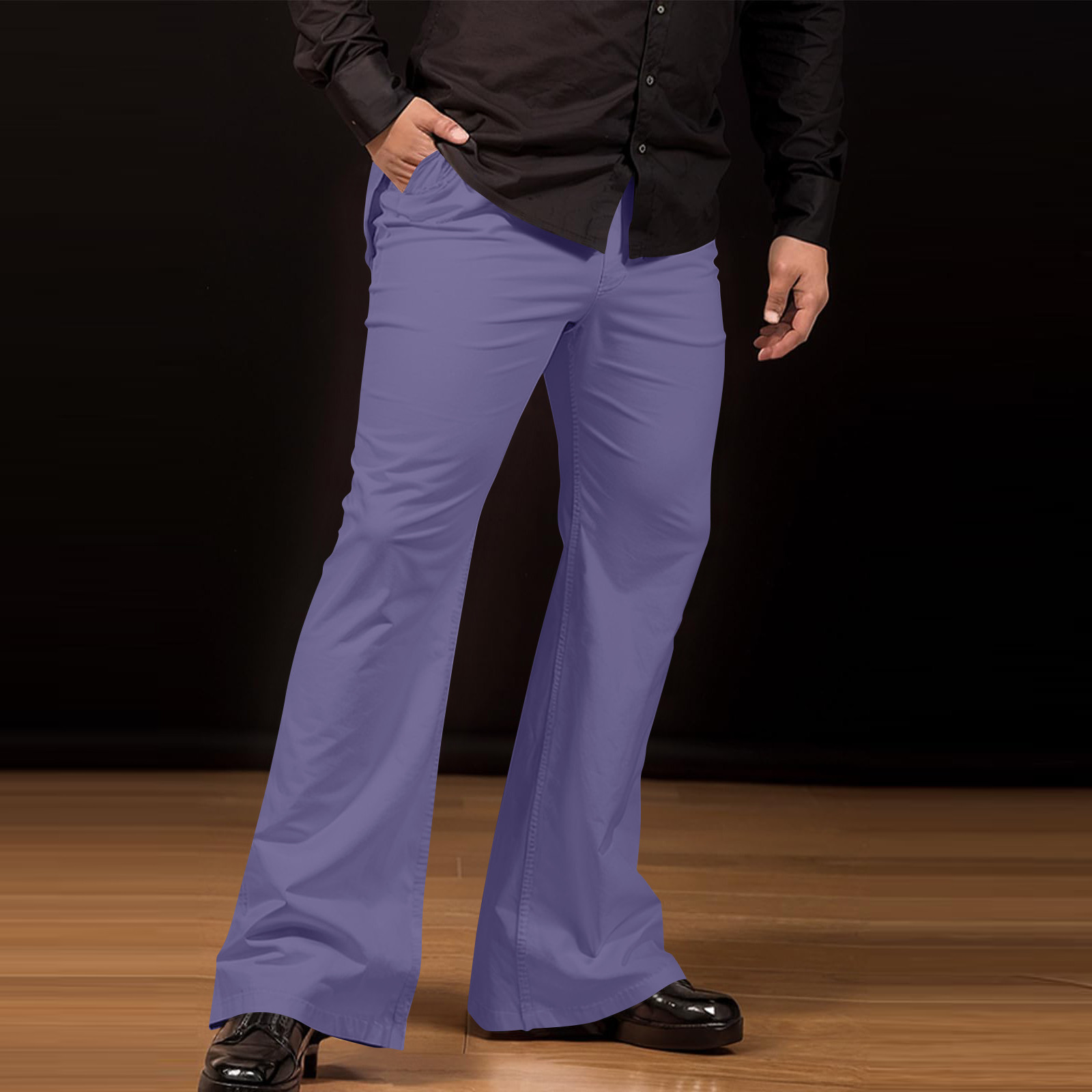 メンズレトロフレアパンツ,エレガントなヴィンテージパンツ,ダ - Retro Track Pant のレビューと価格