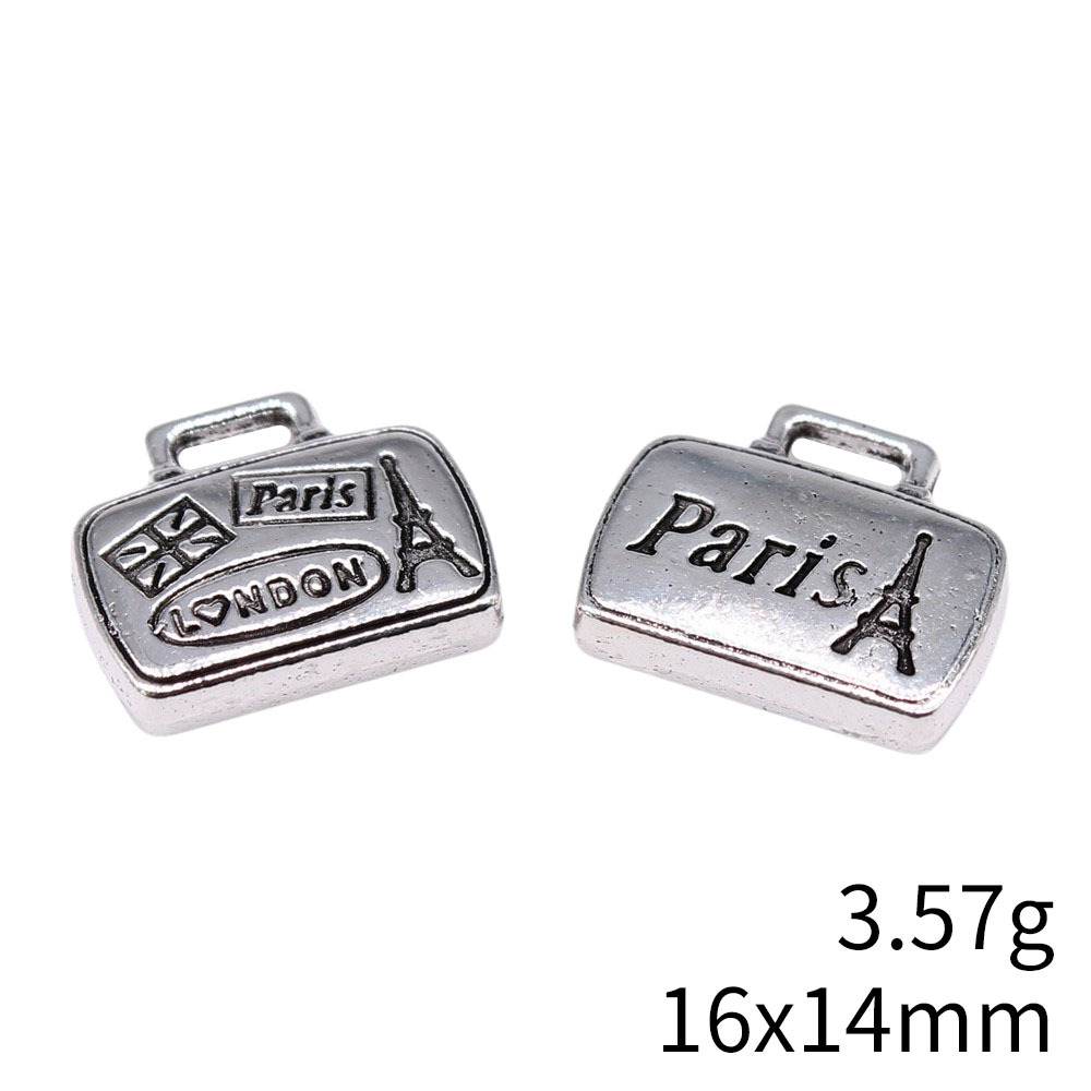 Wysiwyg-ラゲッジバッグチャームペンダント、アンティー - Vintage Fashion Paris のレビューと価格