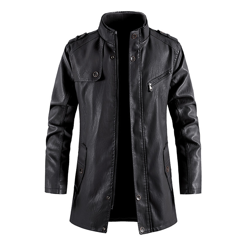 ミッドレングスのフェイクレザーバイクジャケット男性、スタンド - Vintage Windbreaker Nylon のレビューと価格