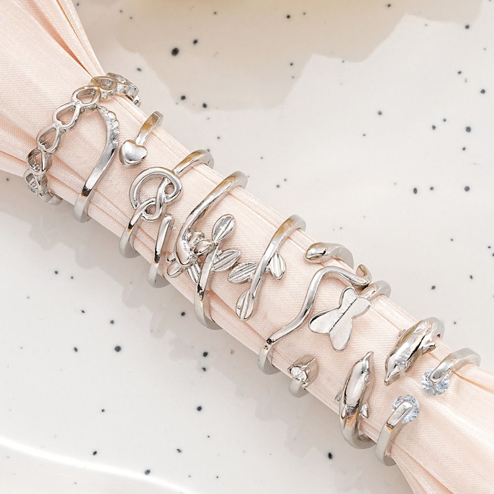 絶妙なヴィンテージハートトゥリング、開閉式合金バタフライフッ - Vintage Fashion Rings のレビューと価格