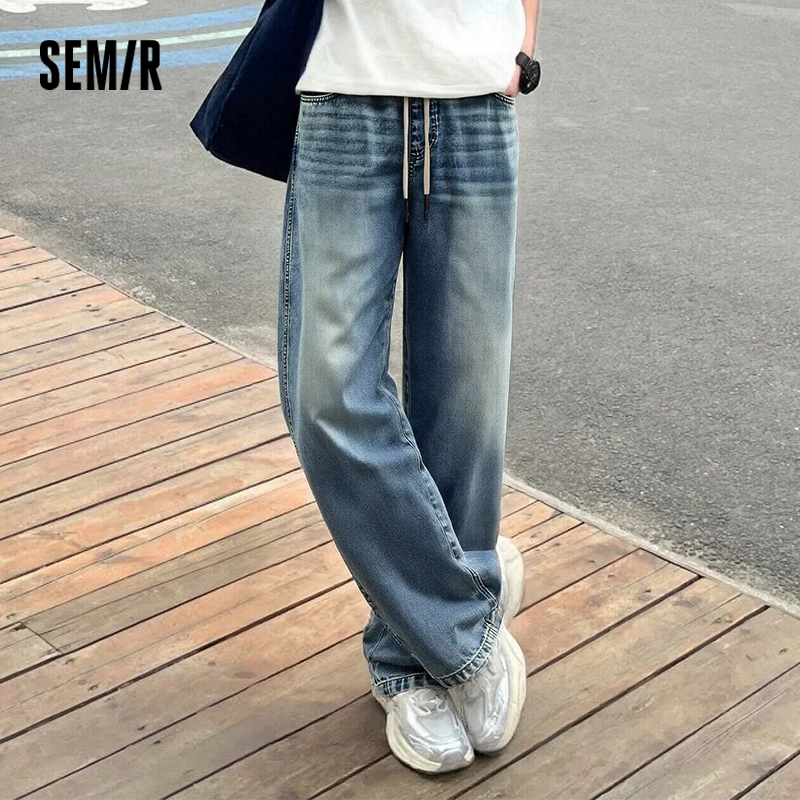 セミールメンズパンツデニムアメリカンヴィンテージルーズストレ - Retro Track Pant のレビューと価格