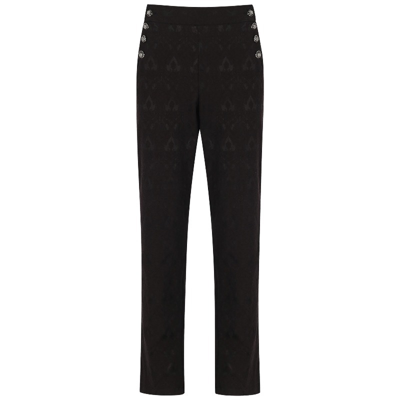 メンズスチームパンクヴィンテージスーツパンツ制服フォーマルパ - Retro Track Pant のレビューと価格