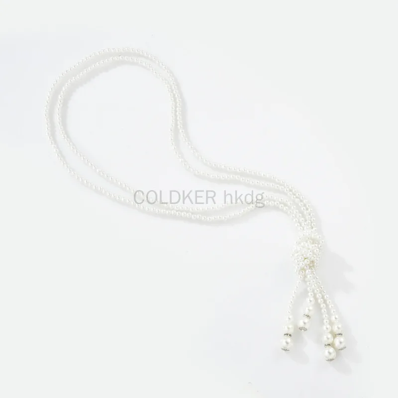 1920年代風パールネックレス フェイクパール ギャツビーア - Vintage Fashion Jewelry Necklaces のレビューと価格