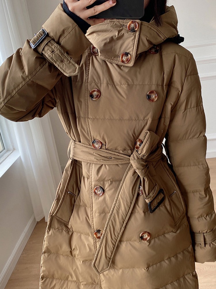 女性用ダブルブレストフード付きコート,ウインドブレーカー,ロ - Vintage Windbreaker Nylon のレビューと価格