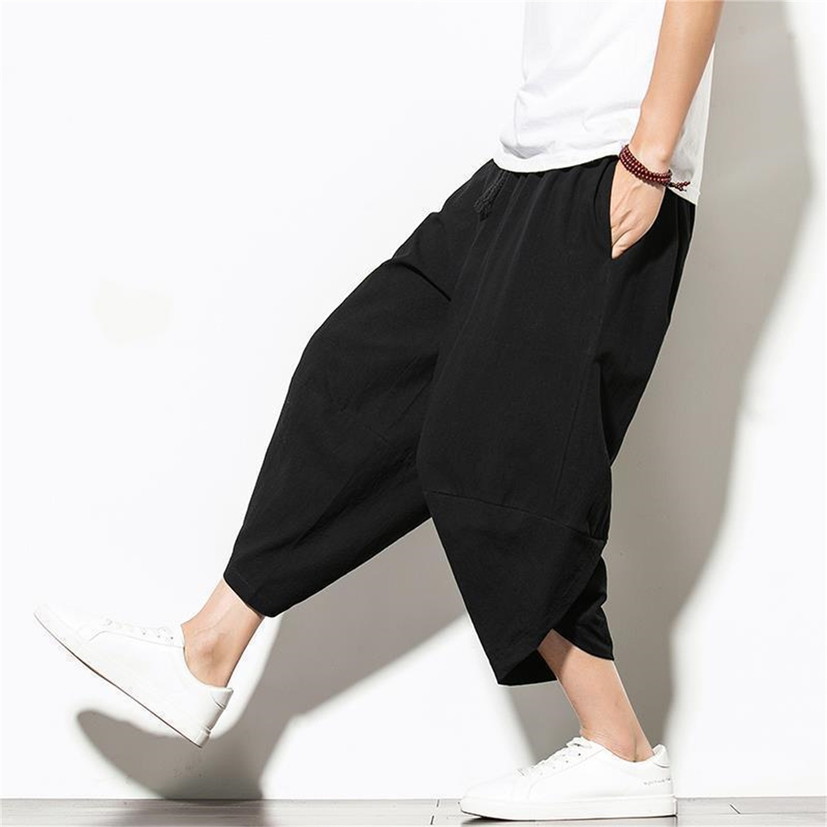 4XL バギーハーレムパンツ メンズ 2026 夏 プリント - Retro Track Pant のレビューと価格
