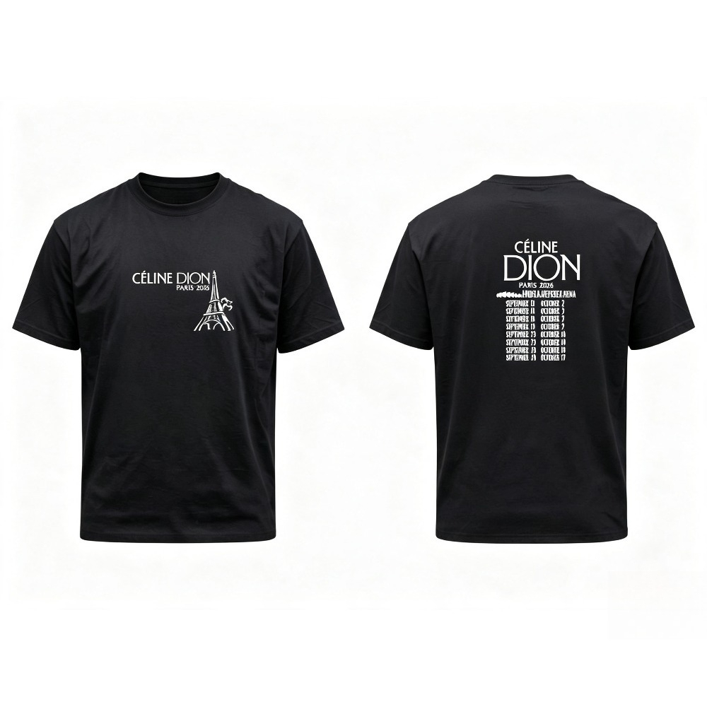 セリーヌ・ディオン パリ2026ツアー Tシャツ ヴィンテー - Vintage Fashion Paris のレビューと価格