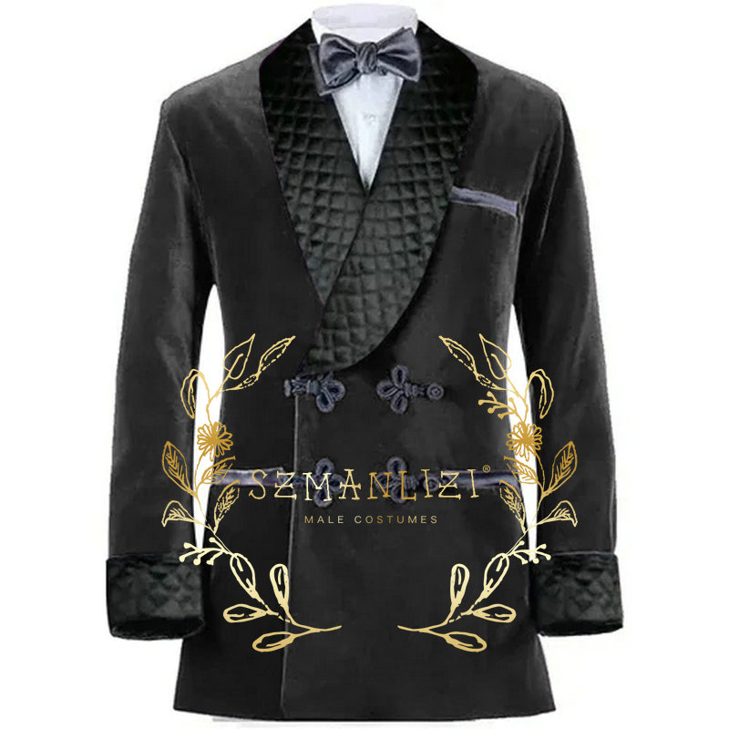ダブルブレストベルベットスーツ,スペインの水ギセルスーツ,フ - Velvet Blazer Vintage のレビューと価格