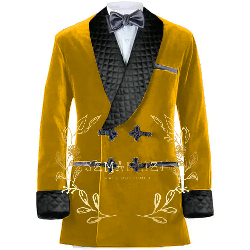 ダブルブレストベルベットスーツ,スペインの水ギセルスーツ,フ - Velvet Blazer Vintage のレビューと価格