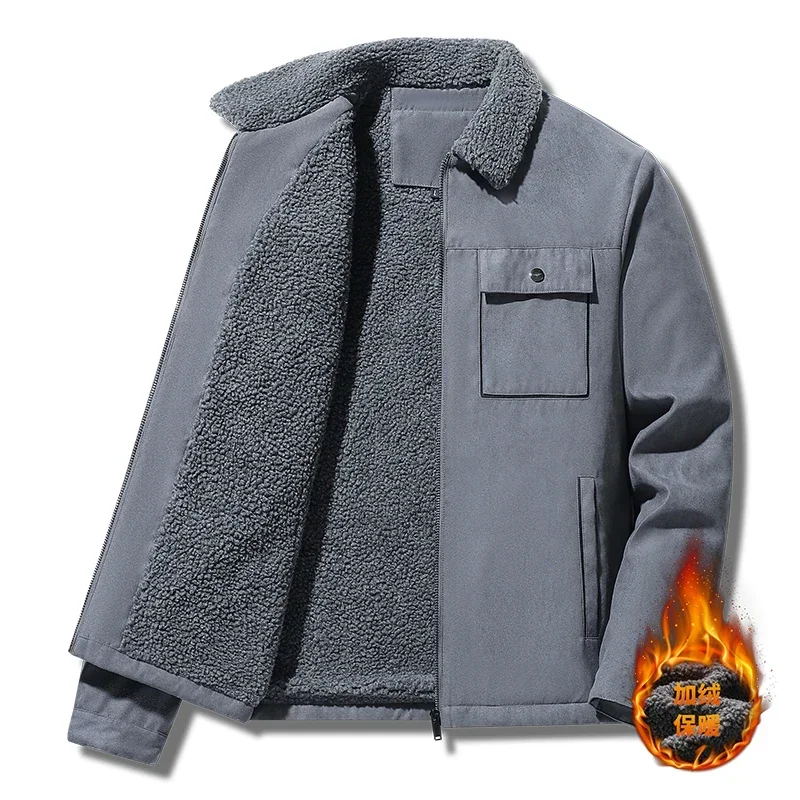 冬の男性用ジャケット スエード製 暖かいフリース 厚手 カジ - Vintage Windbreaker Nylon のレビューと価格