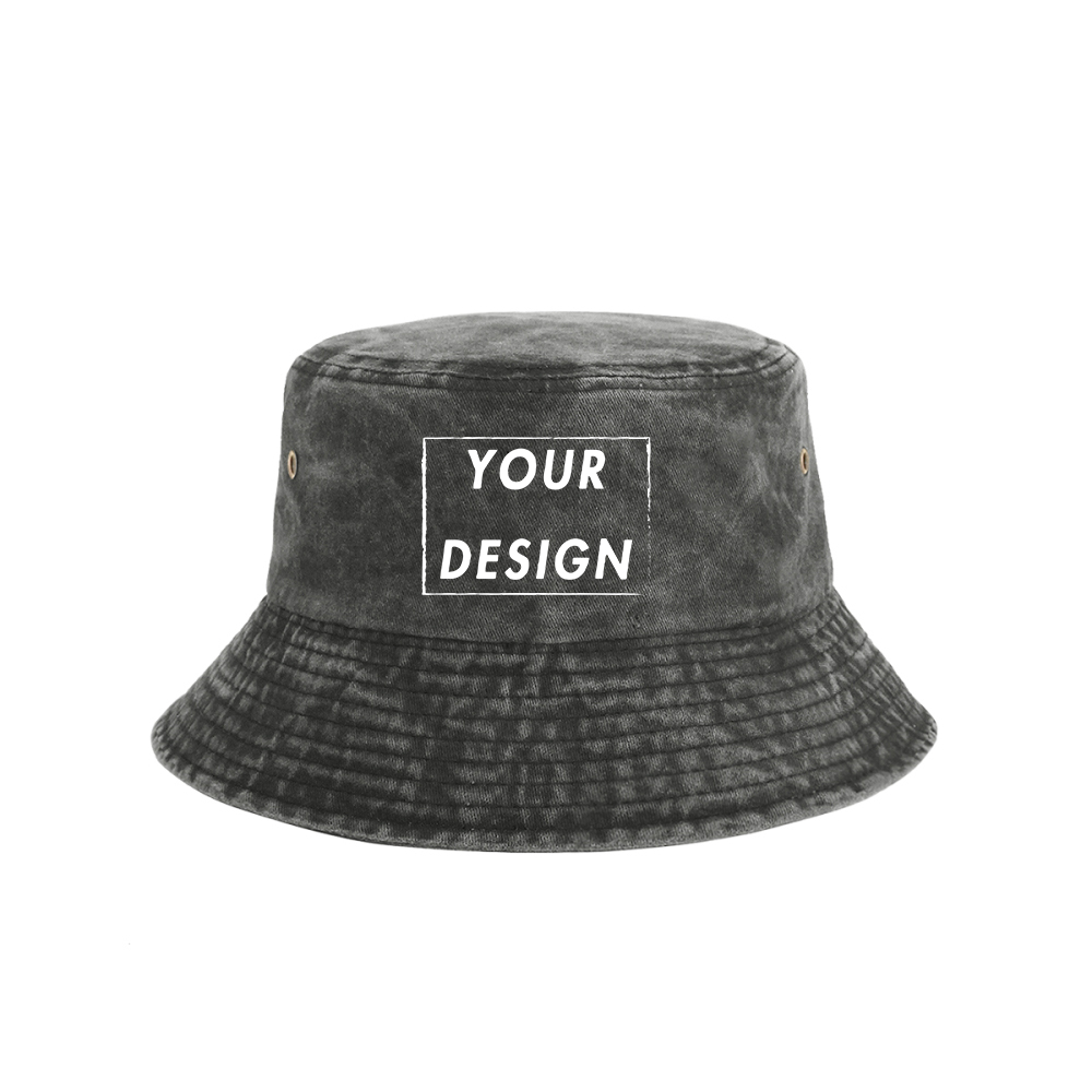 カスタムウォッシュ加工ヴィンテージバケットハット、パーソナラ - Vintage Fashion Hats のレビューと価格
